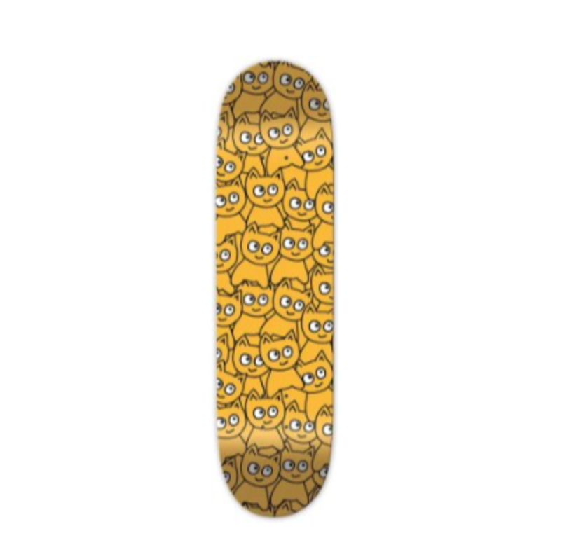 Meow Team Sticker Pile OG Deck 7.5