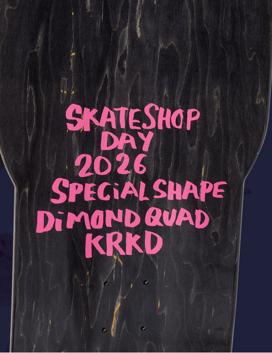 Krooked Skate Shop Day 2026 Diamond Quad Beamer Deck 10.75