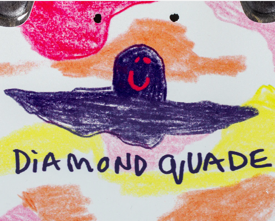 Krooked Skate Shop Day 2026 Diamond Quad Beamer Deck 10.75