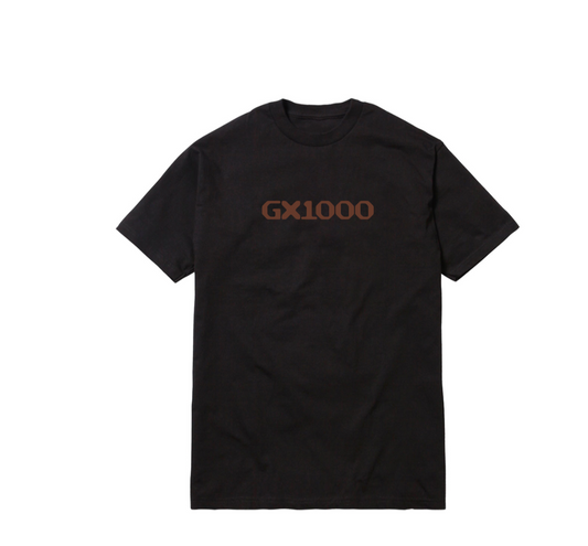 GX1000 OG Logo Black/Brown Font SS Shirt