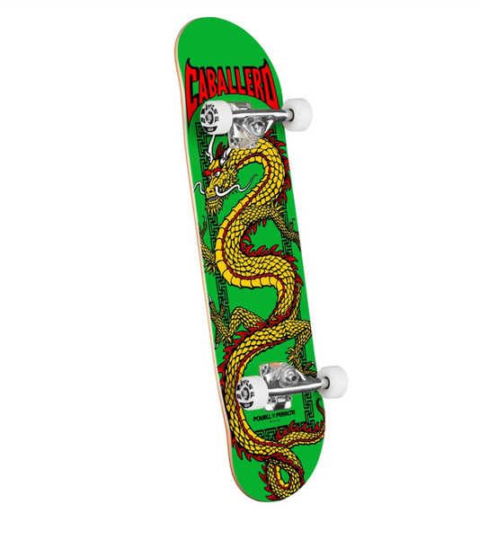 Powell Caballero Chinese Dragon Green Complete 7.5