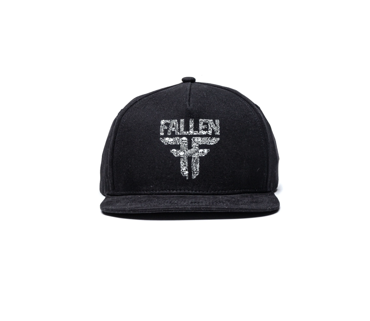 Fallen Insignia Flat Black/Bones Hat