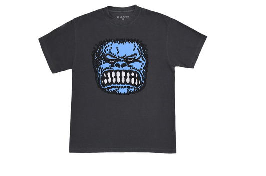 Quasi Meathead Tee Shirt (Faded Black)