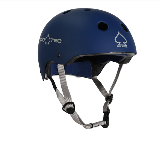 Pro Tec Classic Certified Helmet Matte Blue