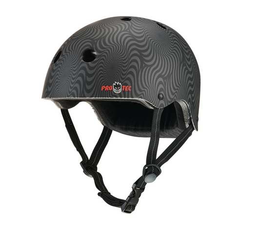 Pro Tec Low Pro Certified Spitfire Signature Edition Black Swirl Helmet