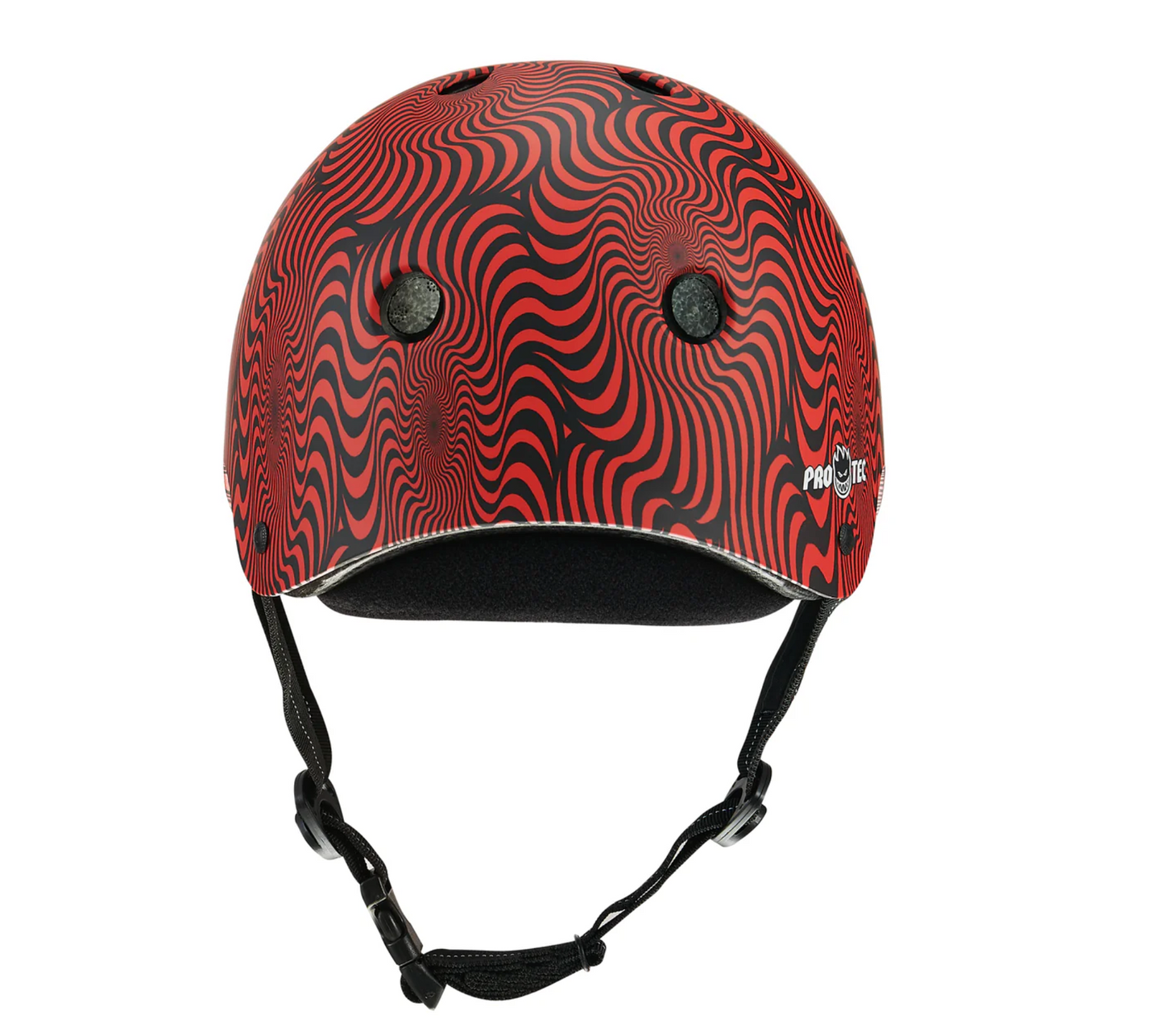 Pro Tec Low Pro Certified Spitfire Signature Edition Red Swirl Helmet