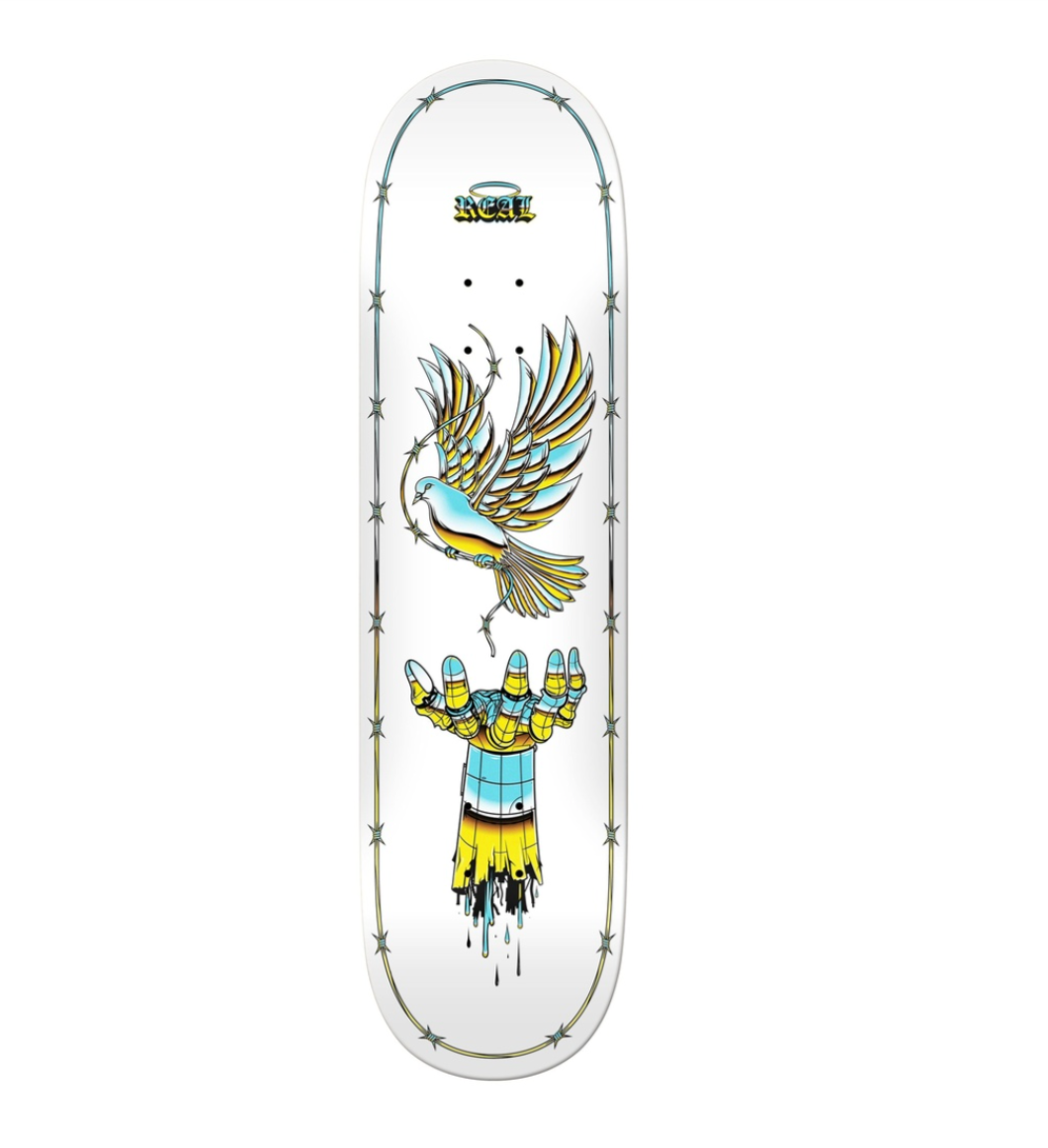 Real Synthetic Peace Twin Nose Deck 8.25