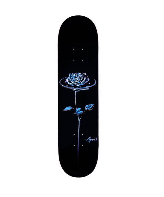 April Chrome Rose Black Deck 8.38