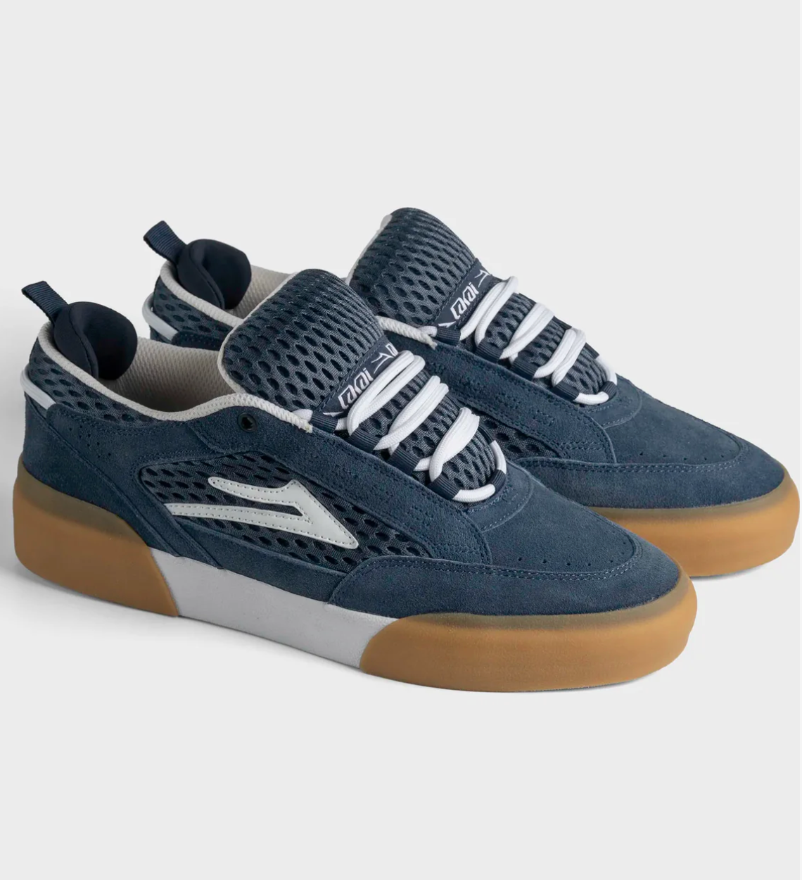 Lakai Payload Navy Suede White Gum Shoes