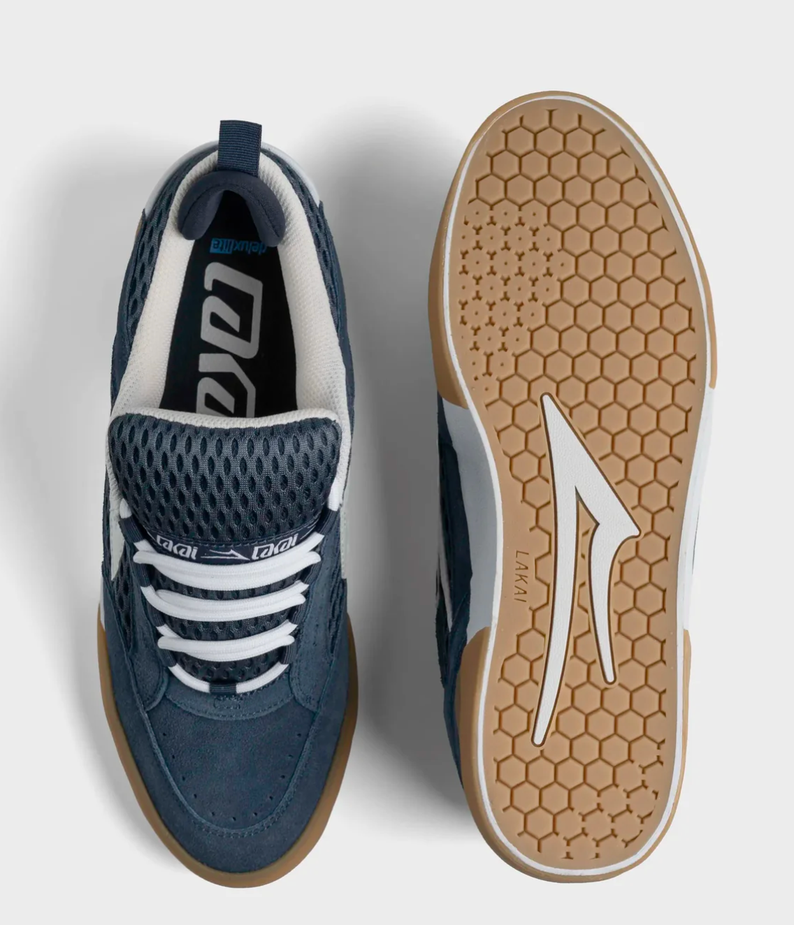 Lakai Payload Navy Suede White Gum Shoes