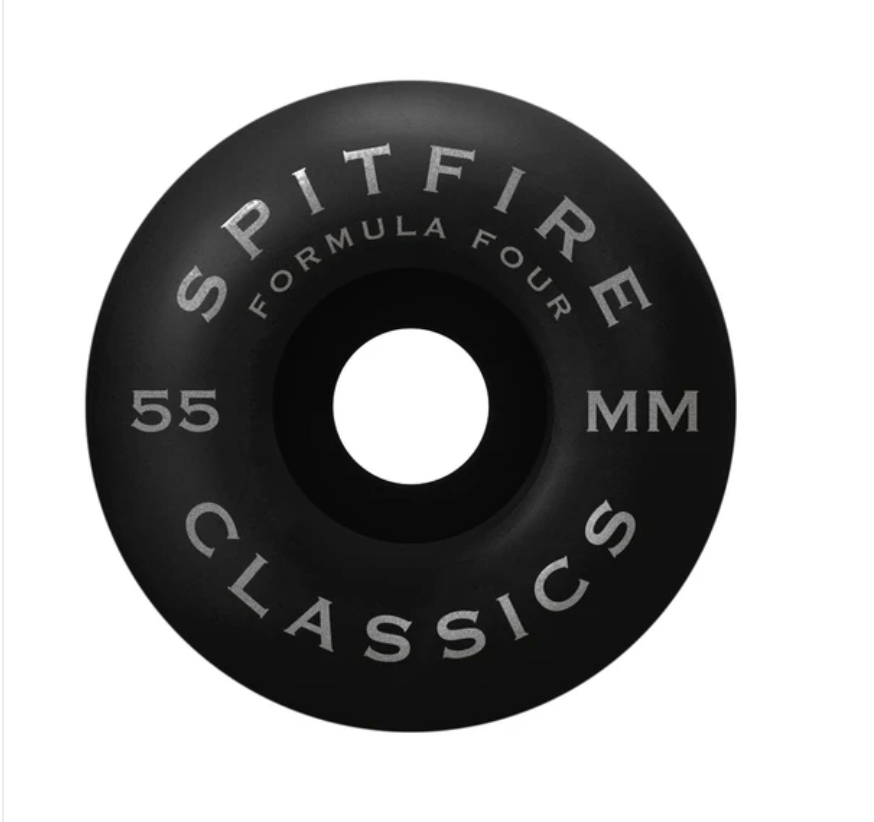 Spitfire F4 Floral Classic Black 99a Wheels 55mm