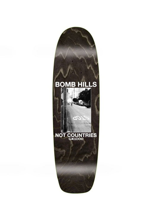 GX1000 Bomb Hills Not Countries Shaped Deck 9.0