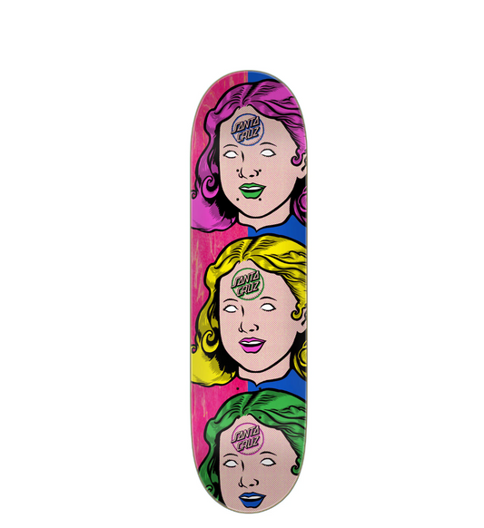 Santa Cruz Possessed Head FeelBase Deck 8.0