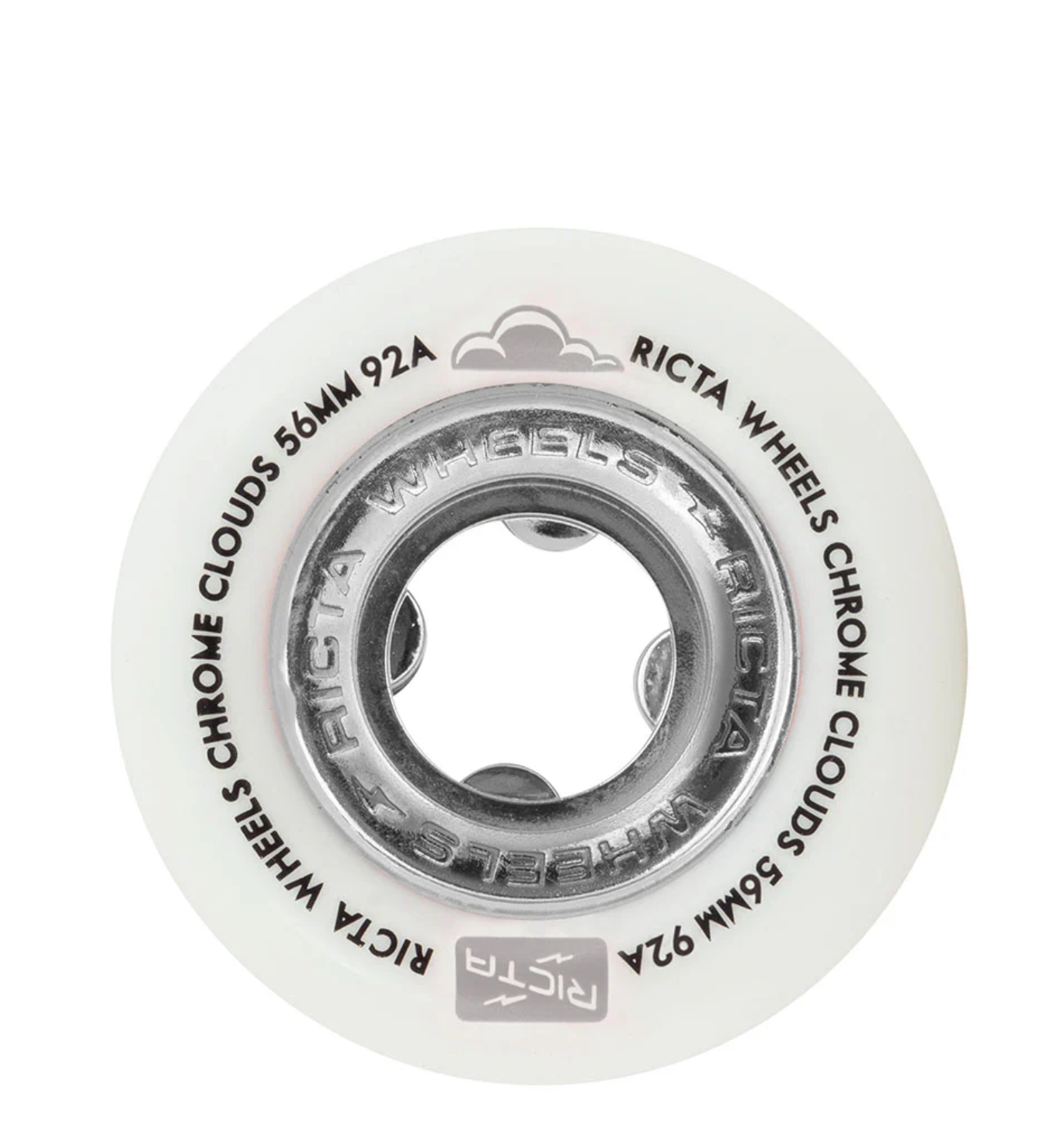 Ricta 92a Chrome Clouds Black Wheels 56mm