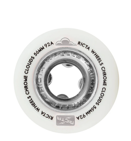 Ricta 92a Chrome Clouds Black Wheels 56mm