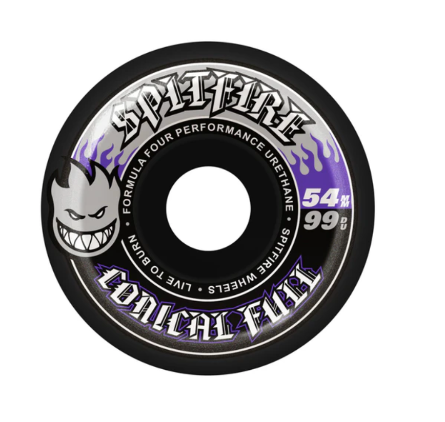 Spitfire F4 99a Conical Full Black Wheels 54mm