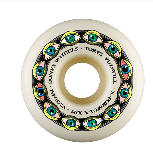 Bones 97a XF Torey Pudwill Frying Eyes V2 Locks Wheels 51mm