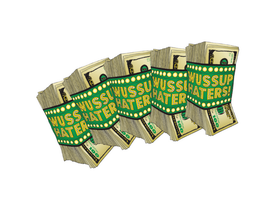 Shake Junt Money Talks Single Sticker