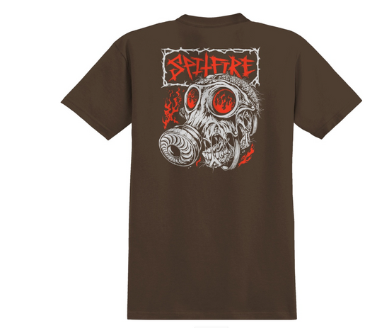 Spitfire Gasmask Dark Chocolate SS Shirt
