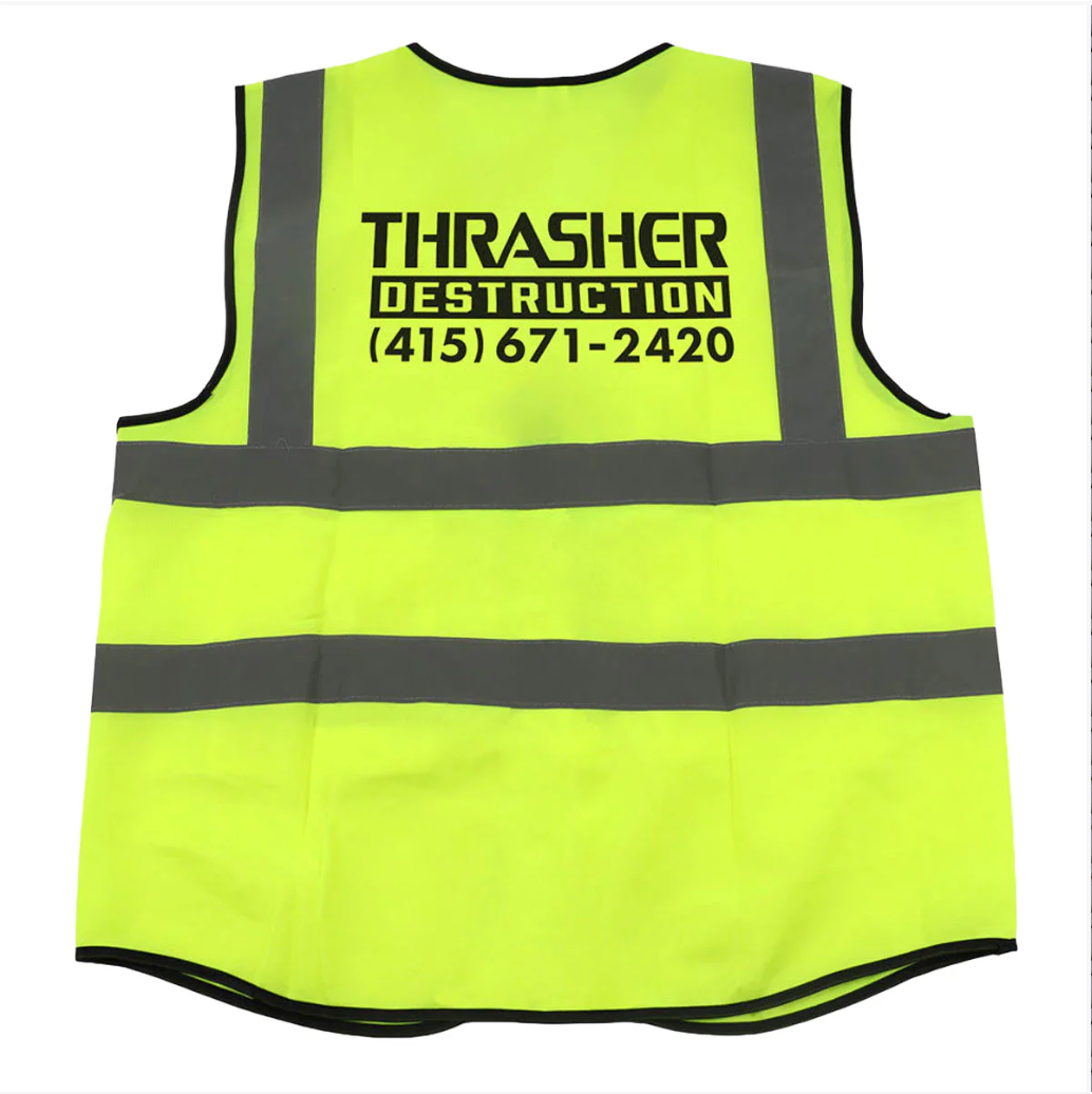 Thrasher Destruction Safety Green Vest