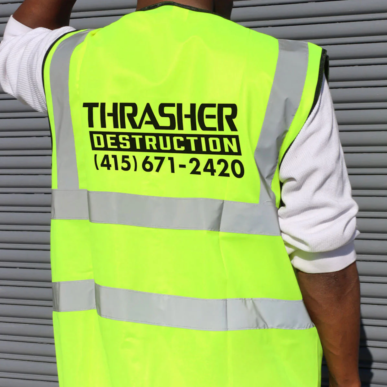 Thrasher Destruction Safety Green Vest