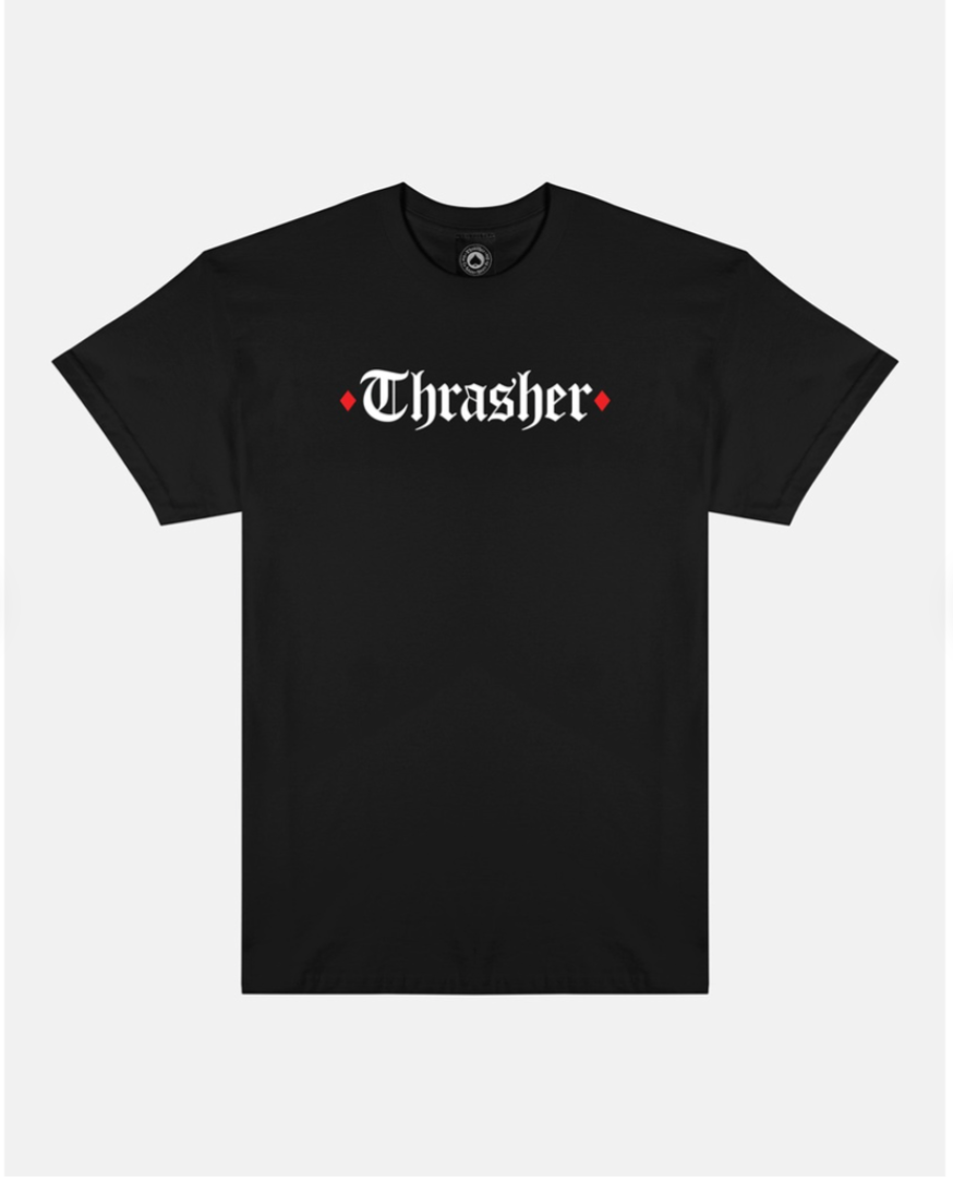 Thrasher x Spitfire The End Oath SS Black Shirt