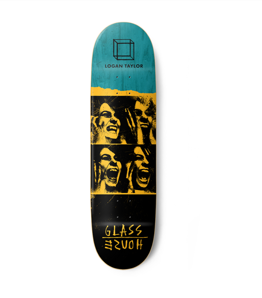 Glass House Logan Taylor Possessed Yellow Deck 8.375