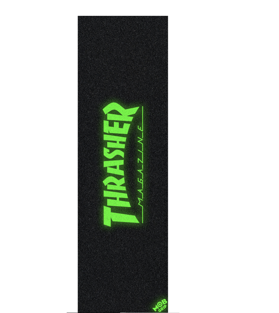 Mob Thrasher Glow Logo Grip Tape 10in