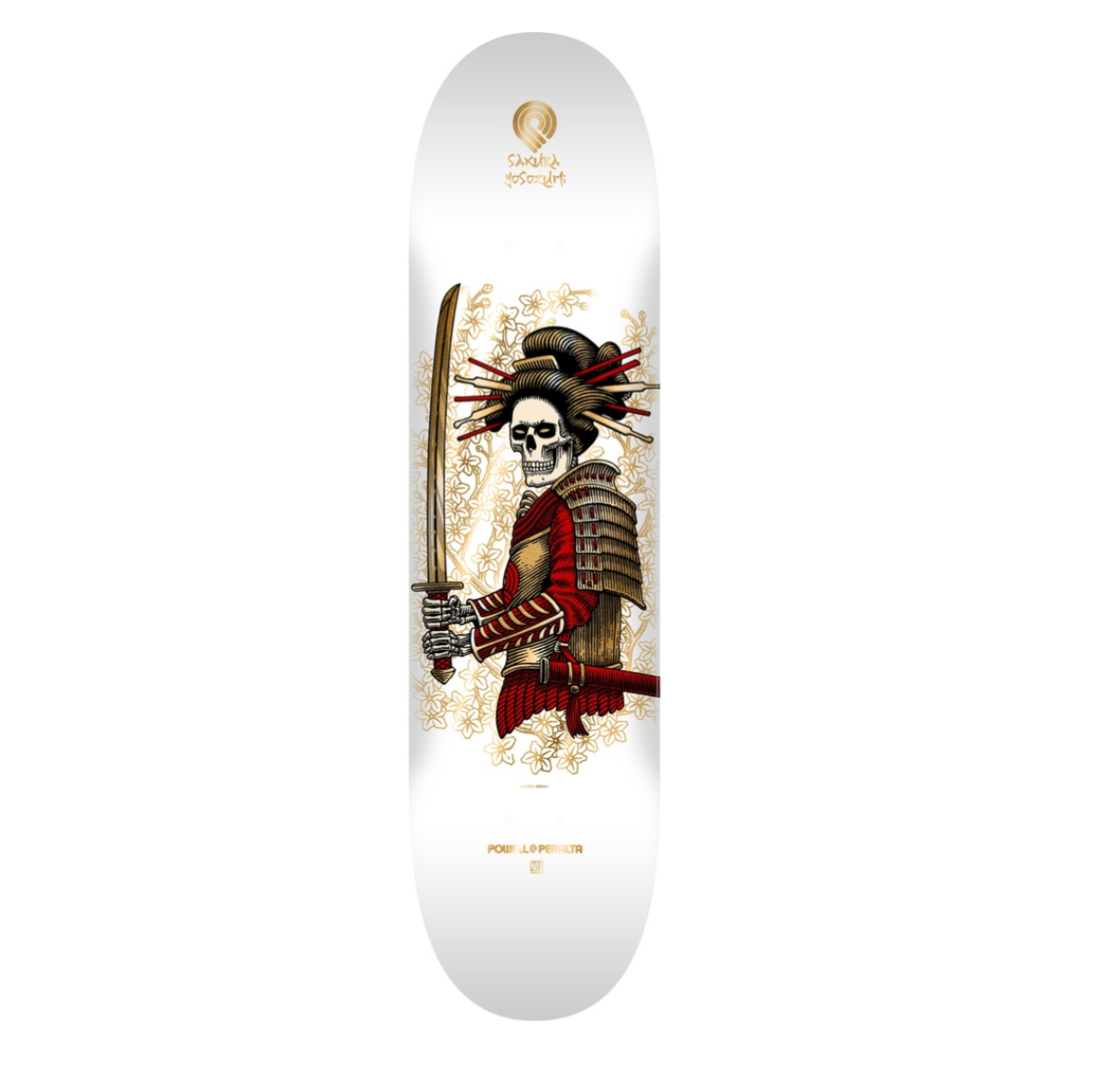 Powell Yosozumi Onna-Bugeisha White/Gold Foil Deck 8.0