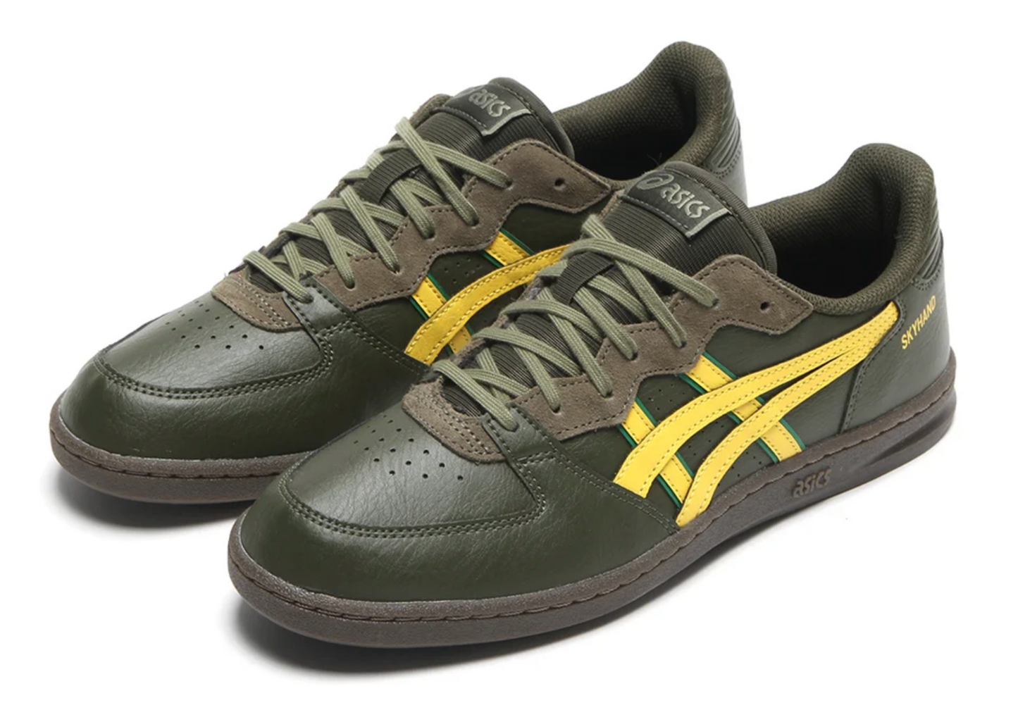 Asics Skyhand OG Olive Canvas/Tai-Chi Yellow Shoes