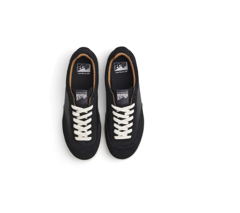 Last Resort AB CM001 Suede Leather Lo Black White Shoes