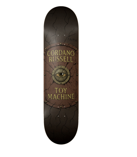 Toy Machine Cordano Russell Faith Deck 8.75