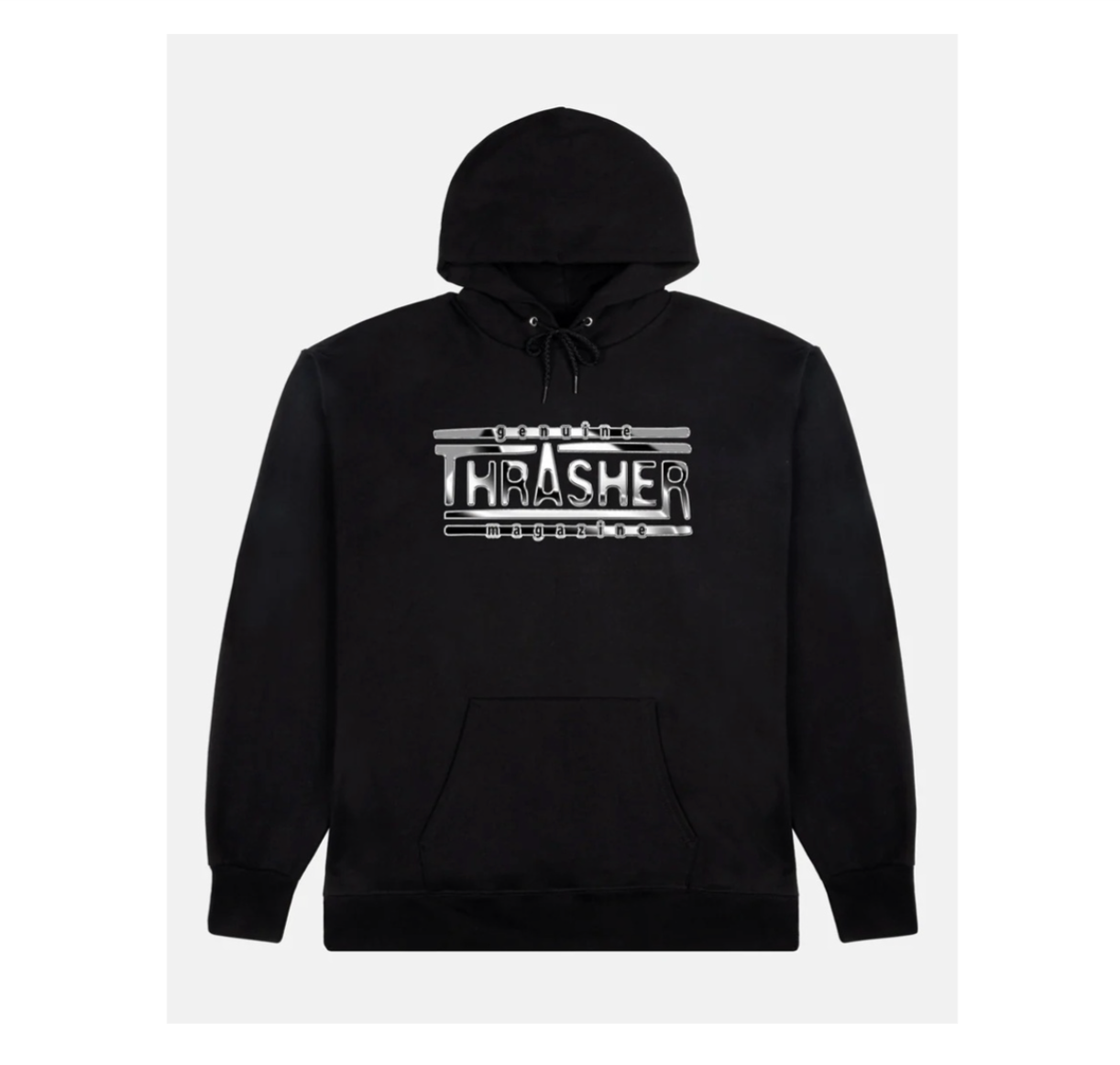 Thrasher Chrome Genuine Black Hoodie