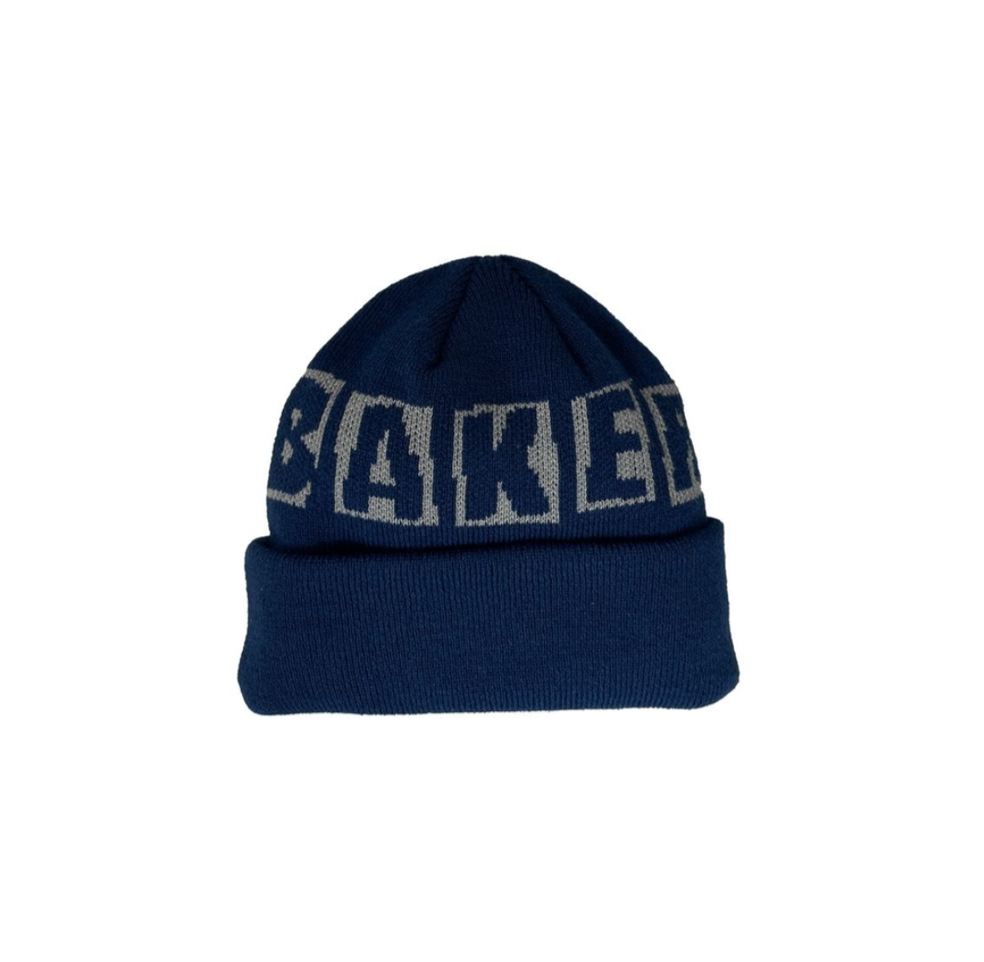 Baker Brand Logo Beanie Navy