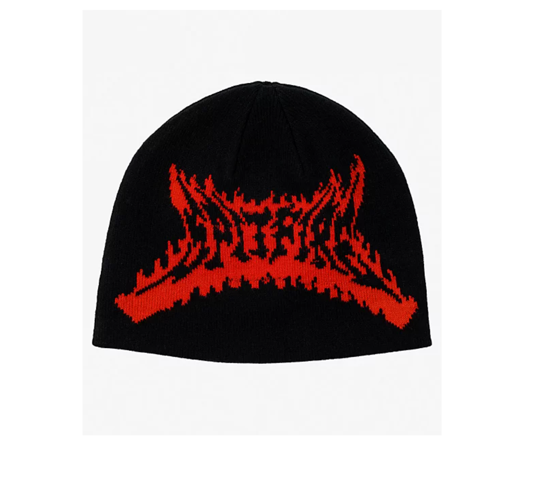 Spitfire Flameout Skully Beanie Black