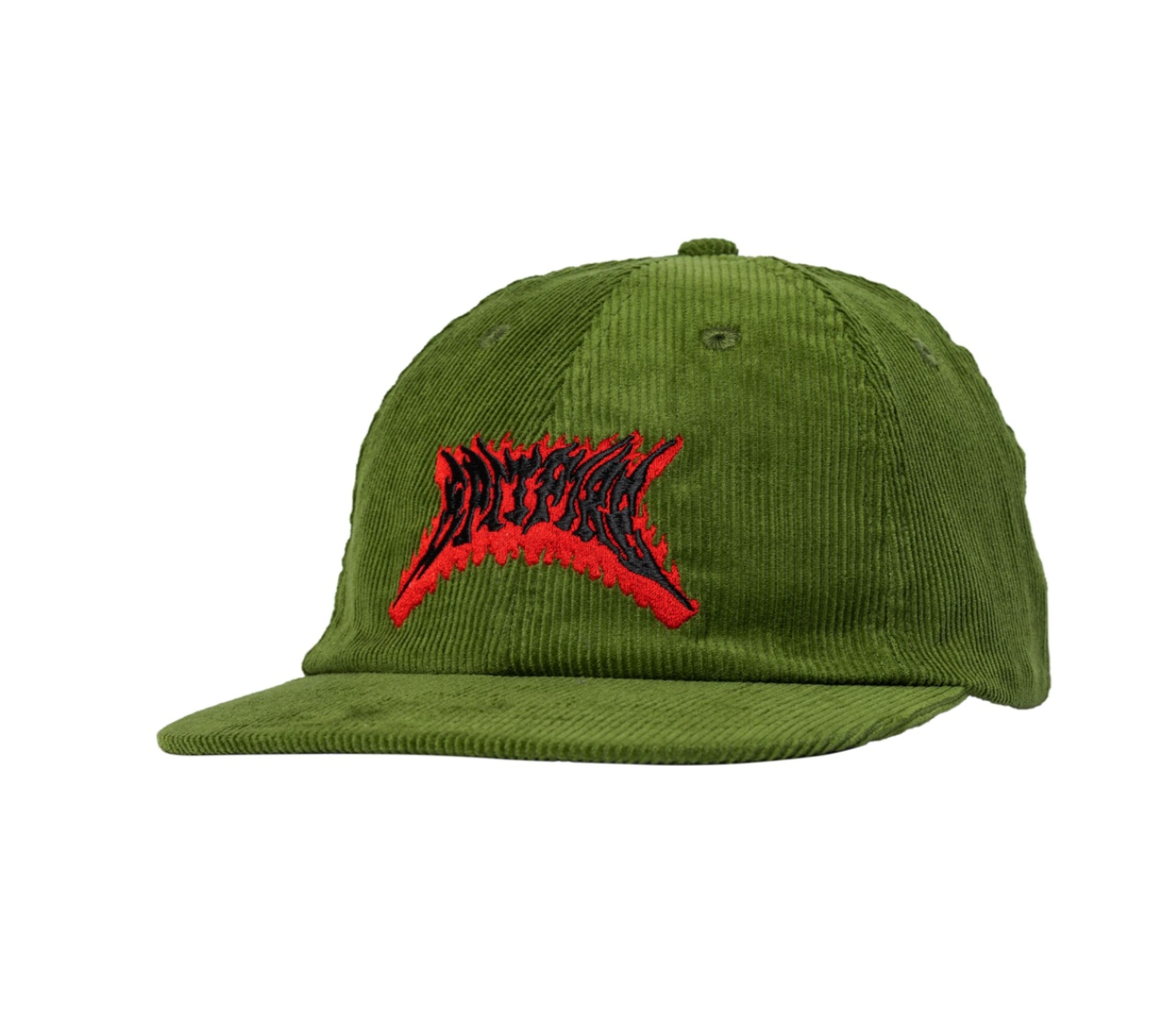Spitfire Flame Out Snapback Olive Hat