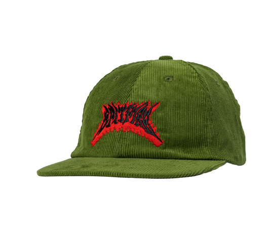 Spitfire Flame Out Snapback Olive Hat