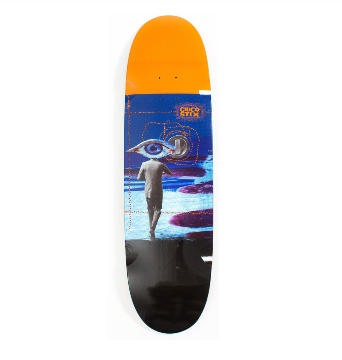 Chico Stix Team Time Switch Shaped Deck 8.75