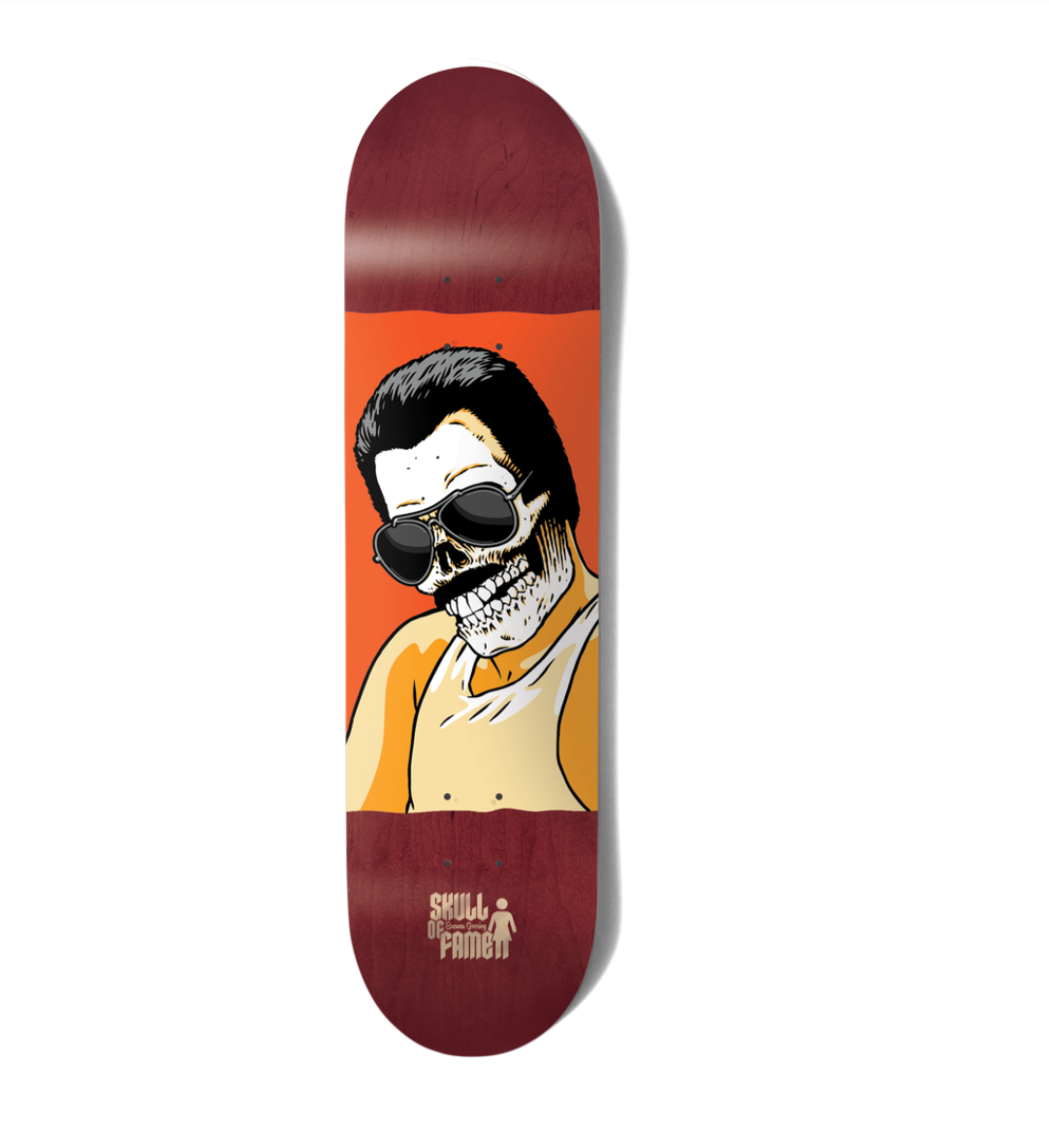 Girl Geering Skull Of Fame Deck 8.0