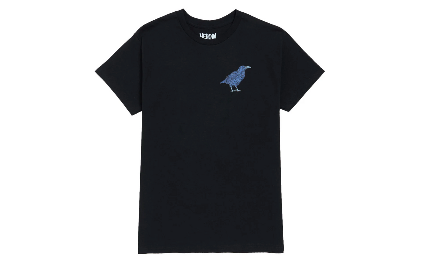 Heroin Crow Black SS Shirt L