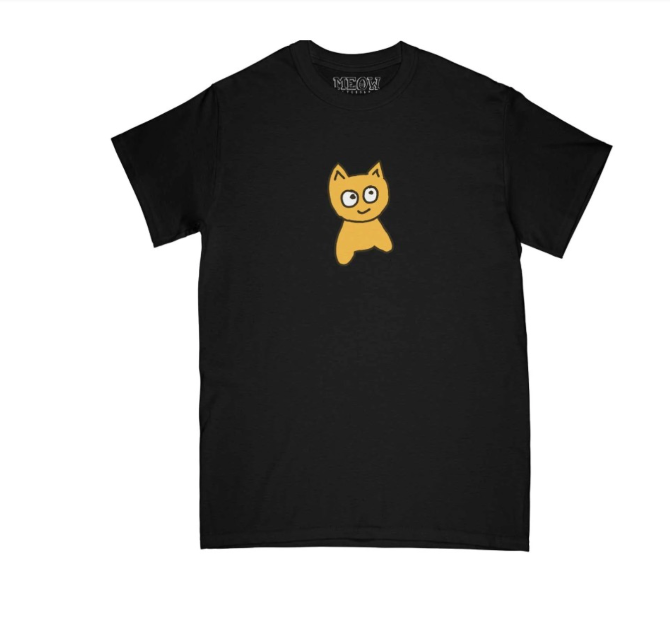 Meow Big Cat Black SS Shirt Youth S