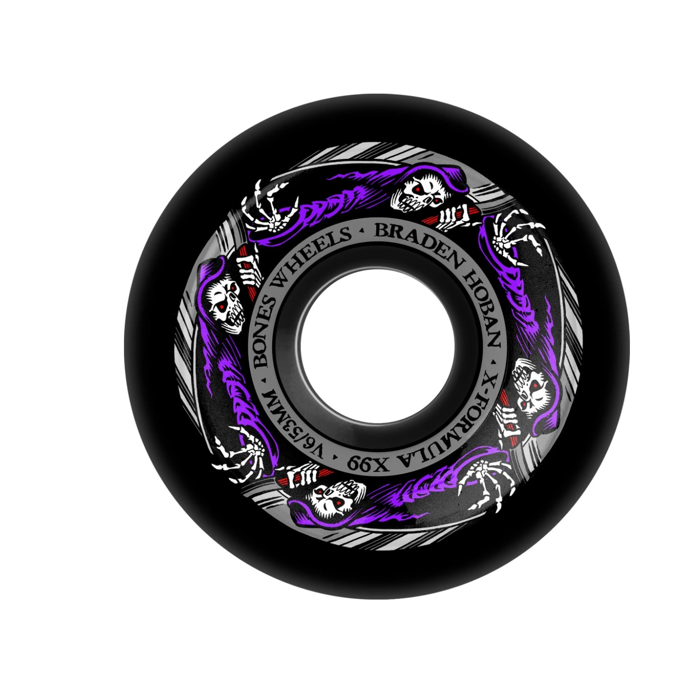 Bones XF Braden Hoban Reaper V6 Wide Cuts 53mm 99a Wheels