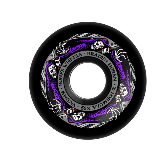 Bones XF Braden Hoban Reaper V6 Wide Cuts 53mm 99a Wheels