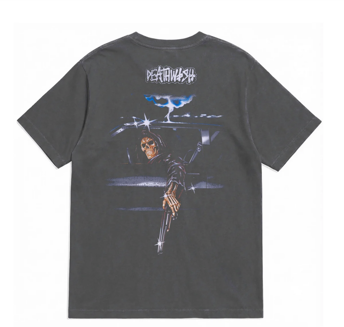 Deathwish Samborgini Reaper Garment Dyed Black SS Shirt M