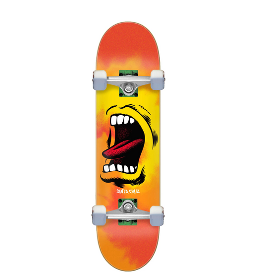 Santa Cruz Big Mouth Flame Full Skateboard Complete 8.0