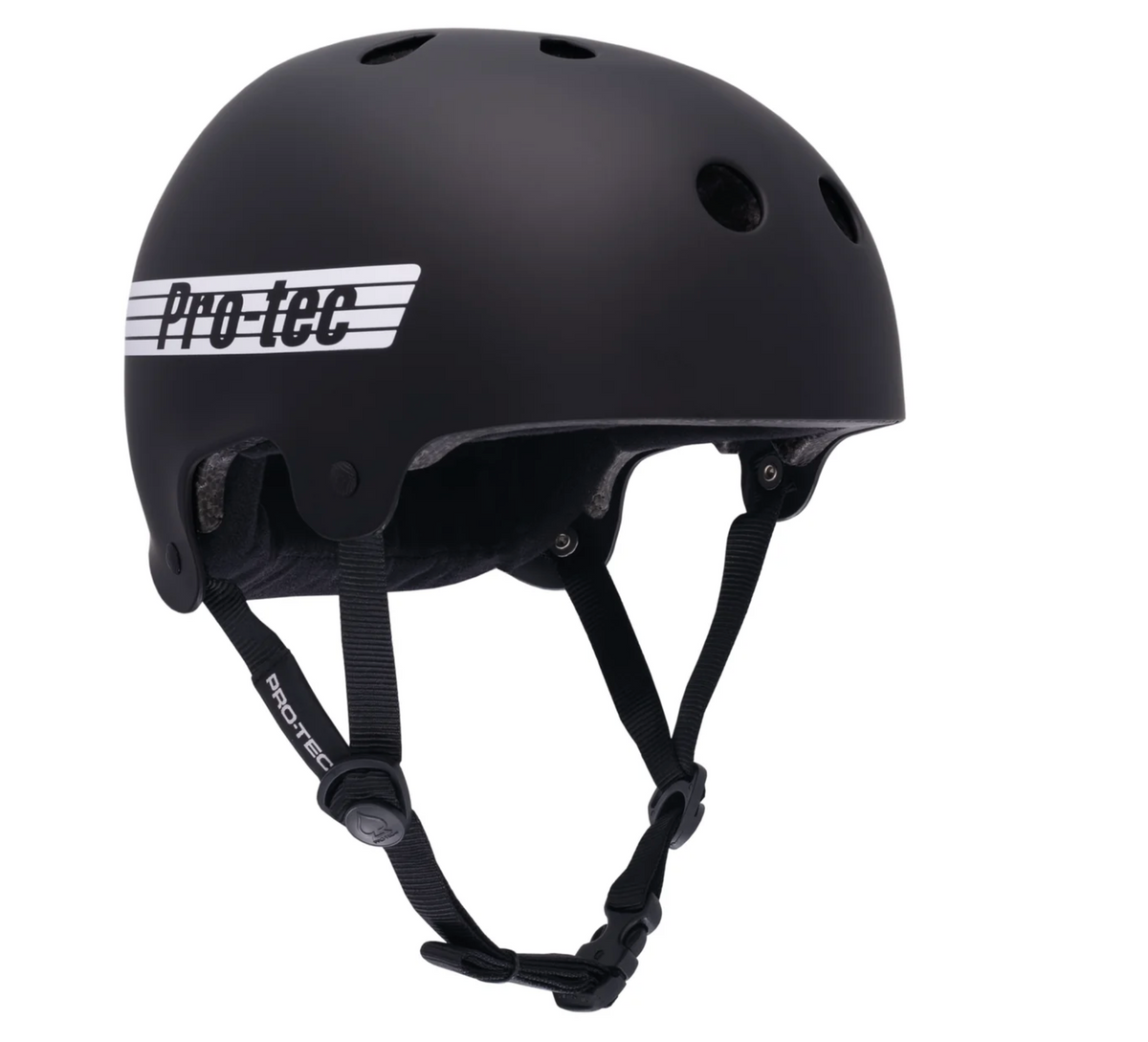 Pro Tec Old School Low Pro Helmet Matte Black (Certified)