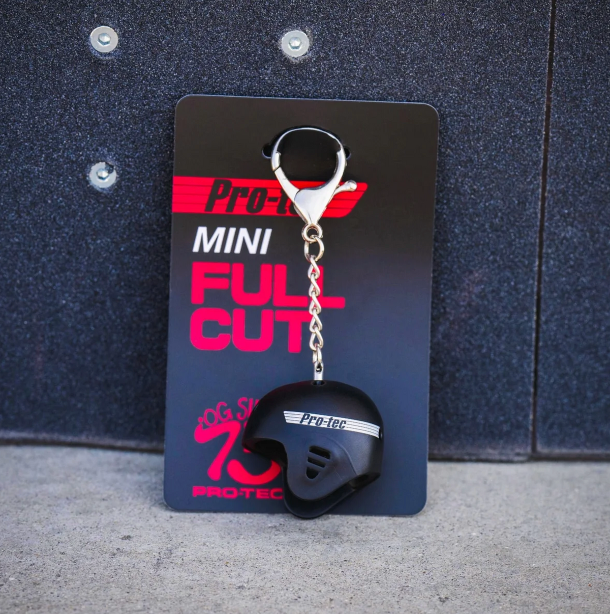 Pro Tec Helmet Keychain Black Matte