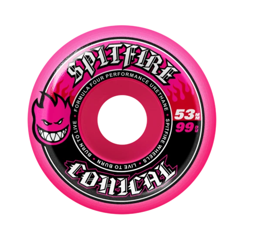 Spitfire F4 99a Conical Wheels Pink 53mm