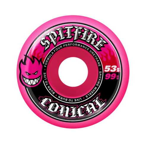 Spitfire F4 99a Conical Wheels Pink 53mm