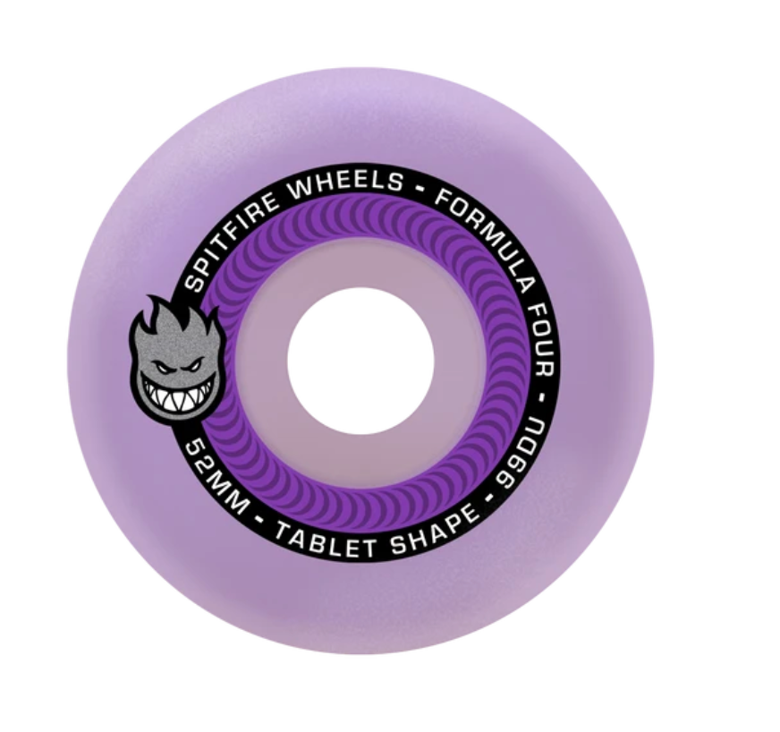Spitfire F4 99a Tablet Colors Lavender Wheels 52mm